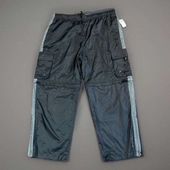 NWT Mens Vintage Old Navy Pants Windbreaker Baggy 2X Track Cargo Parachute Skate - Picture 1 of 15
